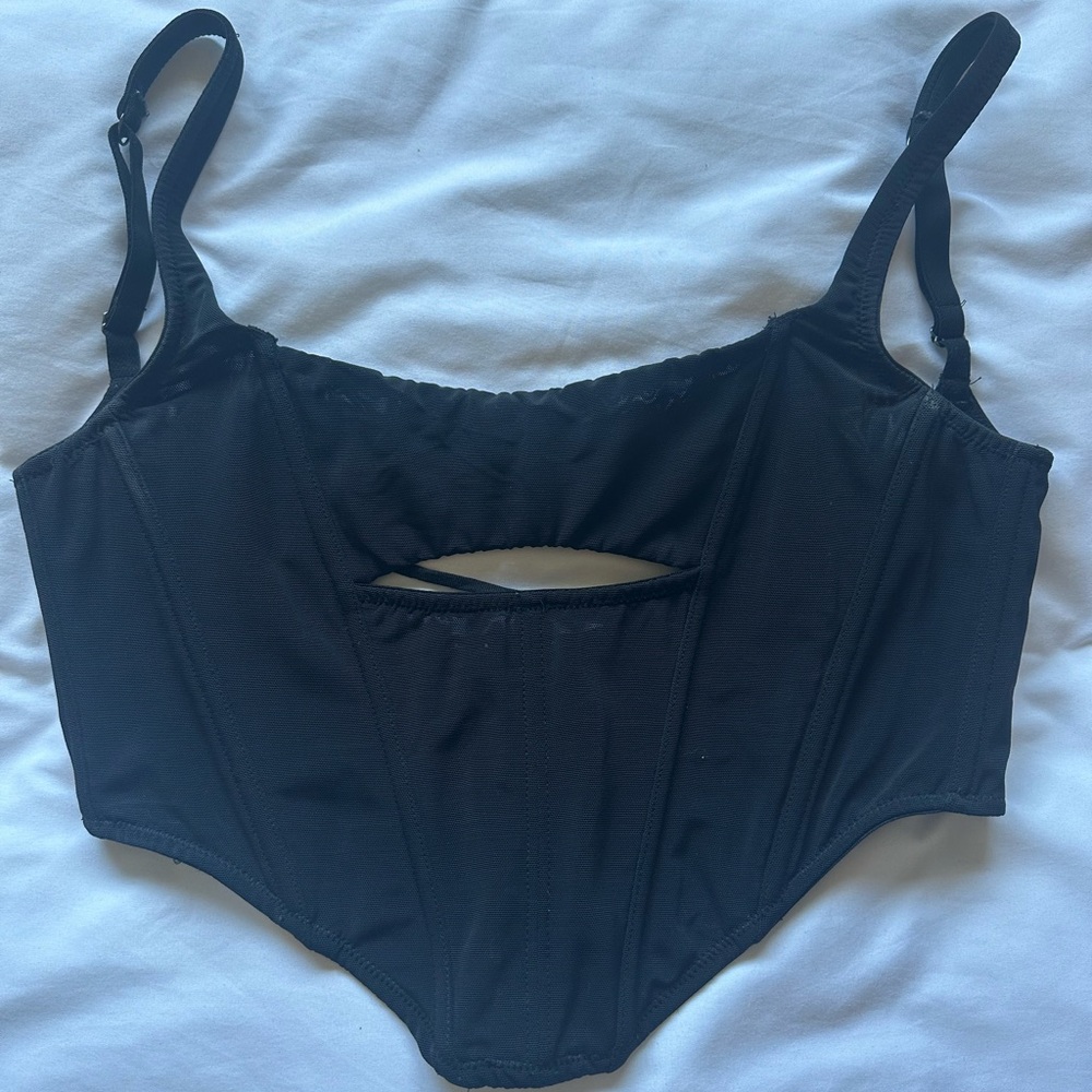 Urban Outfitters Black Corset Top